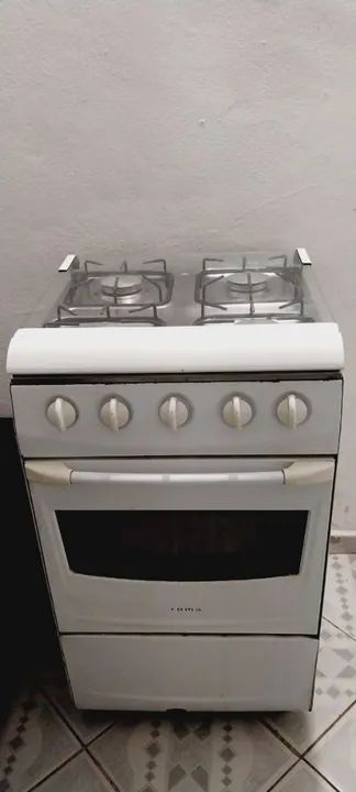 Fogão 4 bocas branco - ótimo estado - Foto 2