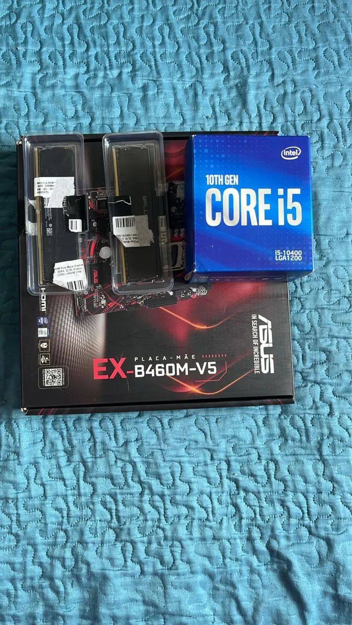 Kit Upgrade Intel i5 10400 + ASUS B460M-V5 + 8GB DDR4 - LGA