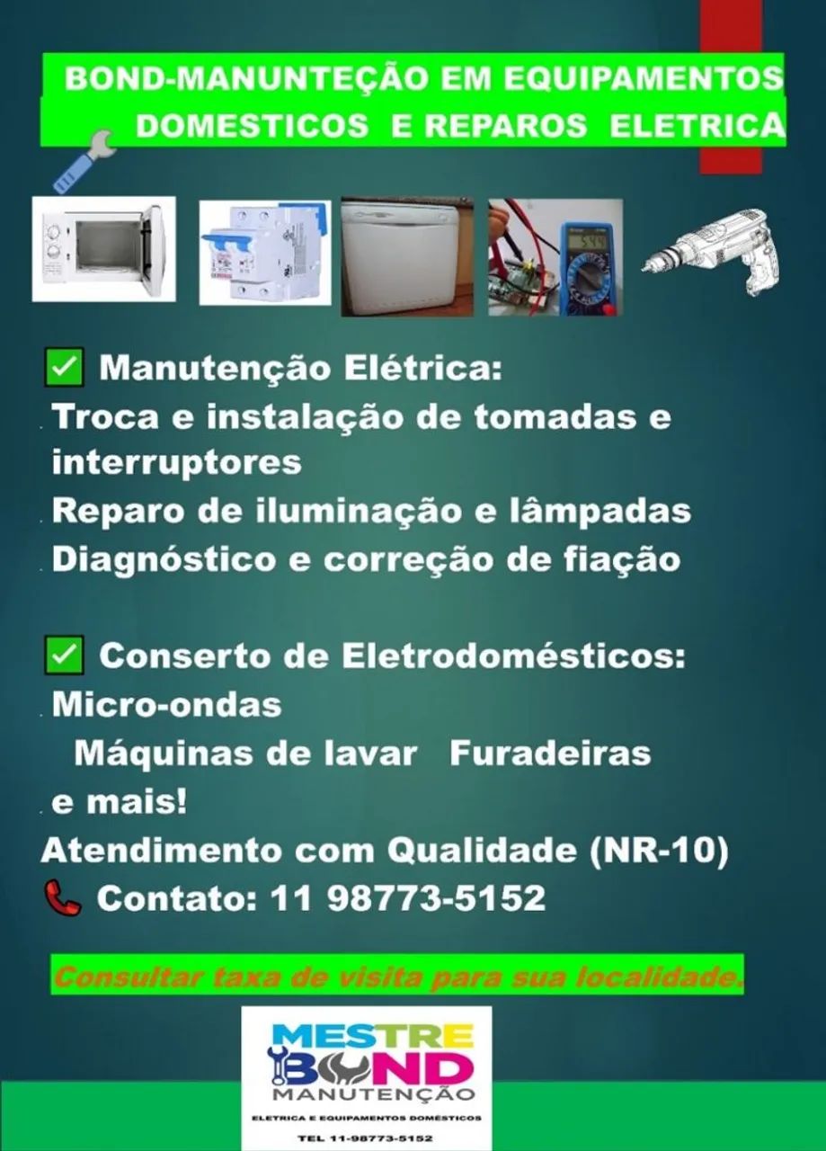 Manutenção e Reparos Elétricos  Domestico - Foto 2
