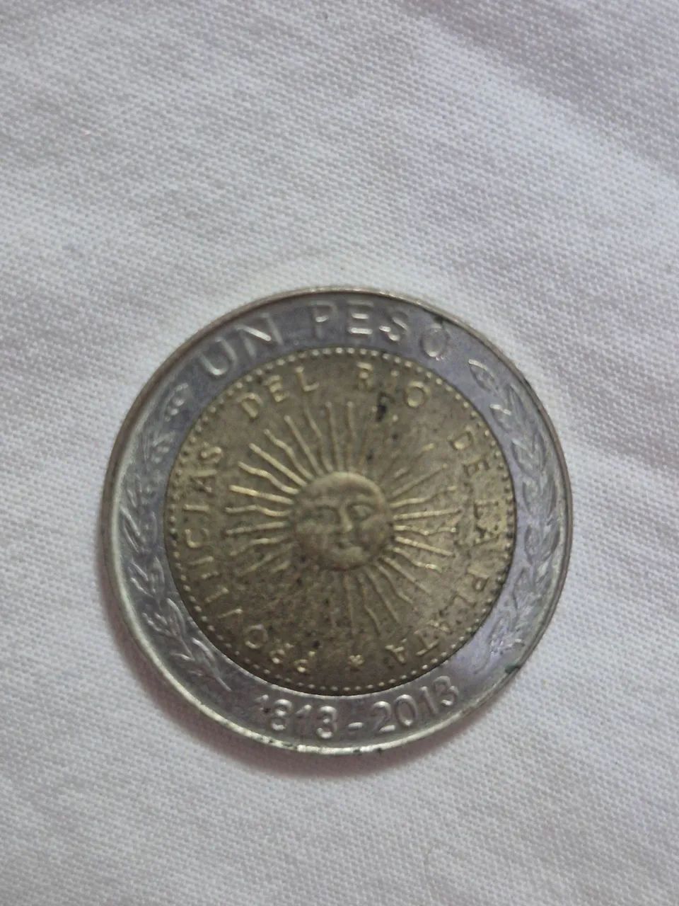 Moeda de Un peso argentino 1813-2013