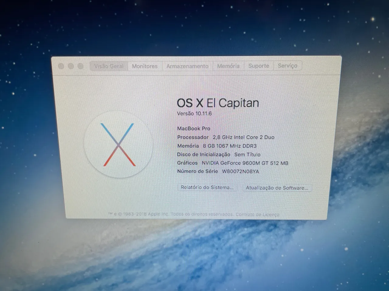 Macbook pro 17 polegadas apple
