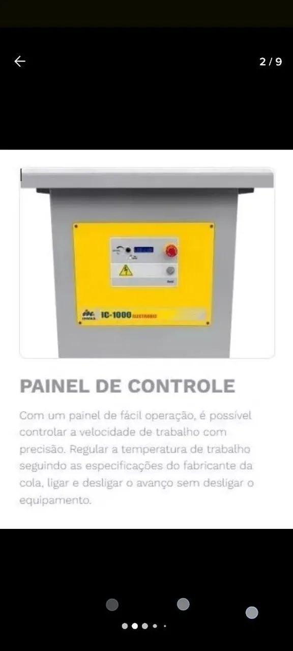 Coladeira de borda IC-1000 -  Semi Nova - Foto 2