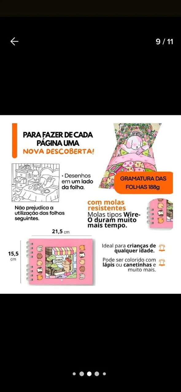 Caderno de Desenho Bobbie Goods atacado - Foto 3