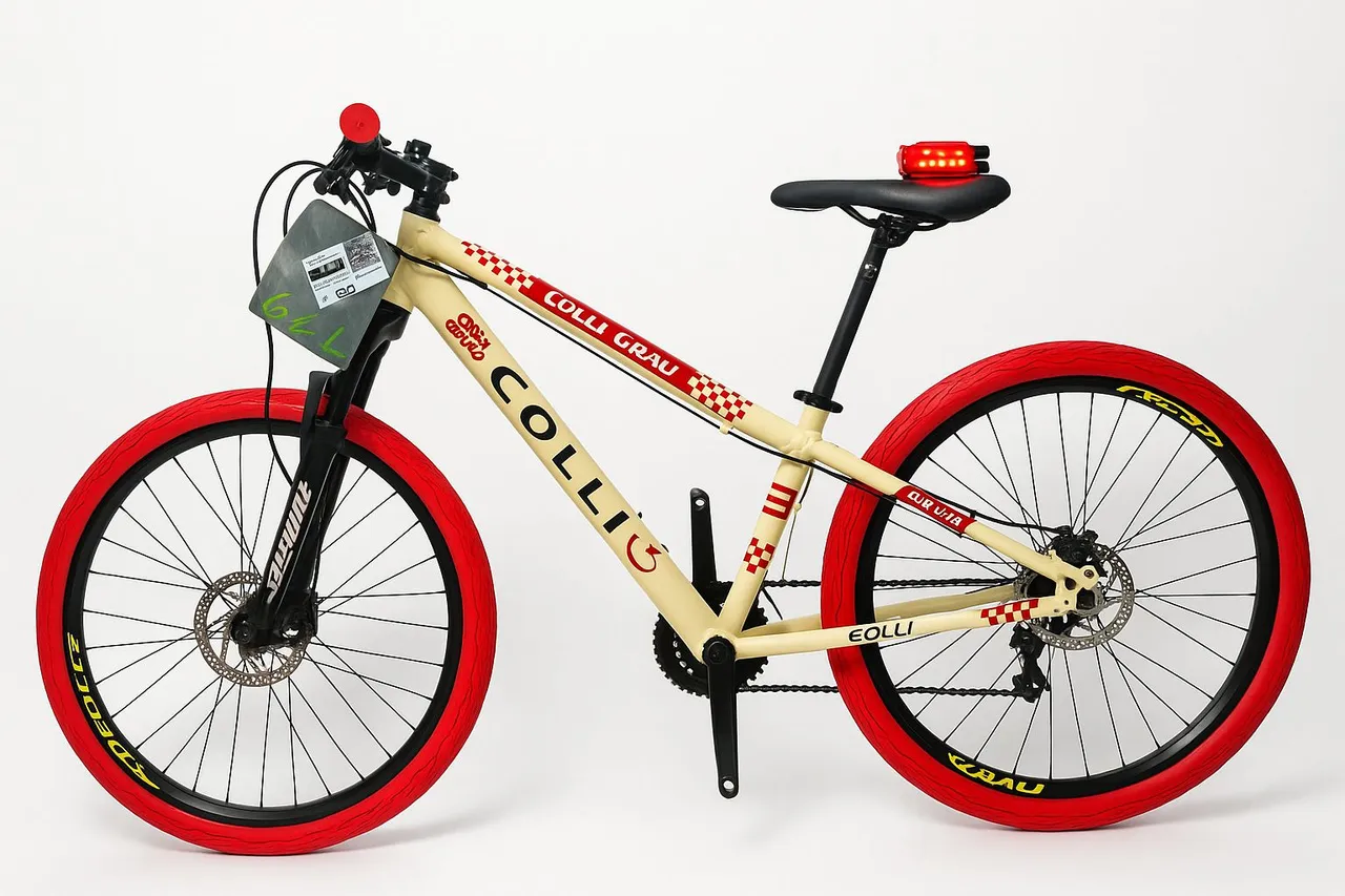 Bicicleta Colli Grau Aro 26 - Bege, Freio a Disco, 21 Marchas