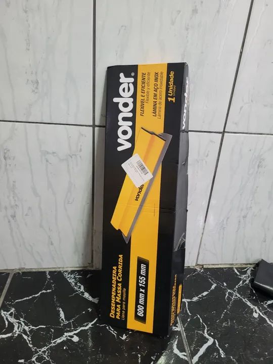 Desempenadeira para Massa Corrida 600mm x 155mm