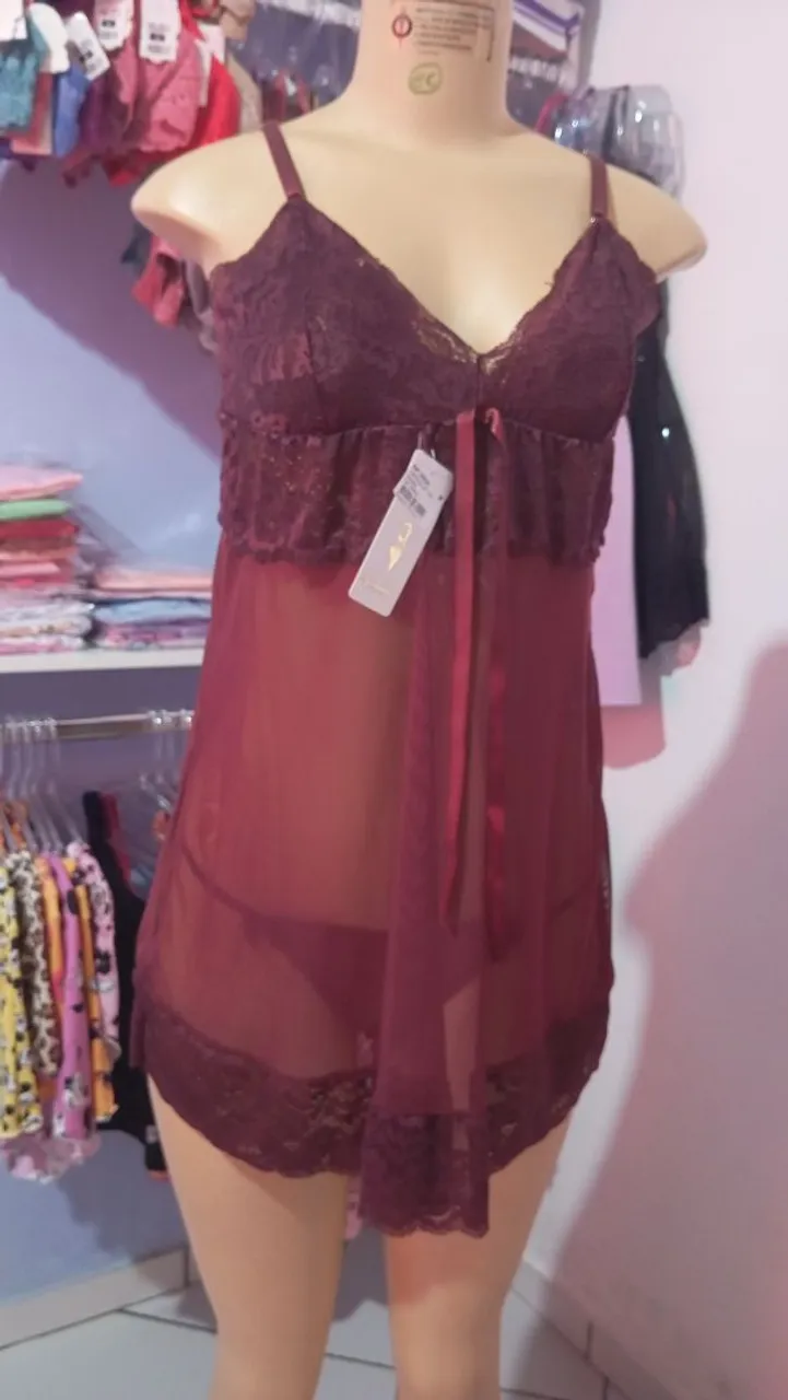 Camisola Sensual em Renda - Conforto e Elegância!