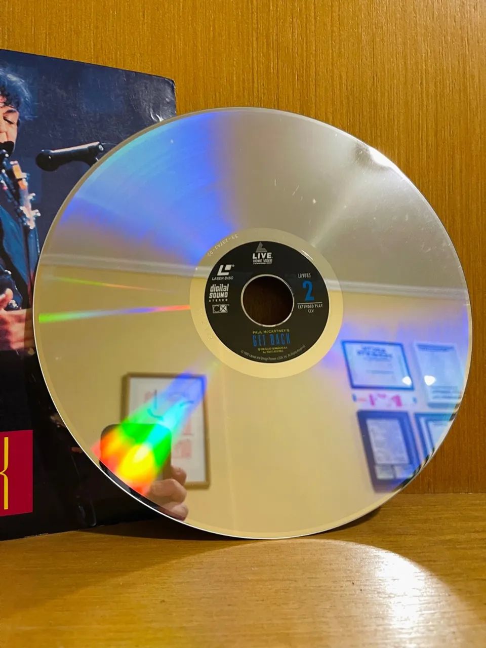 Paul McCartney Get Back Laser Disc LD importado - Foto 2