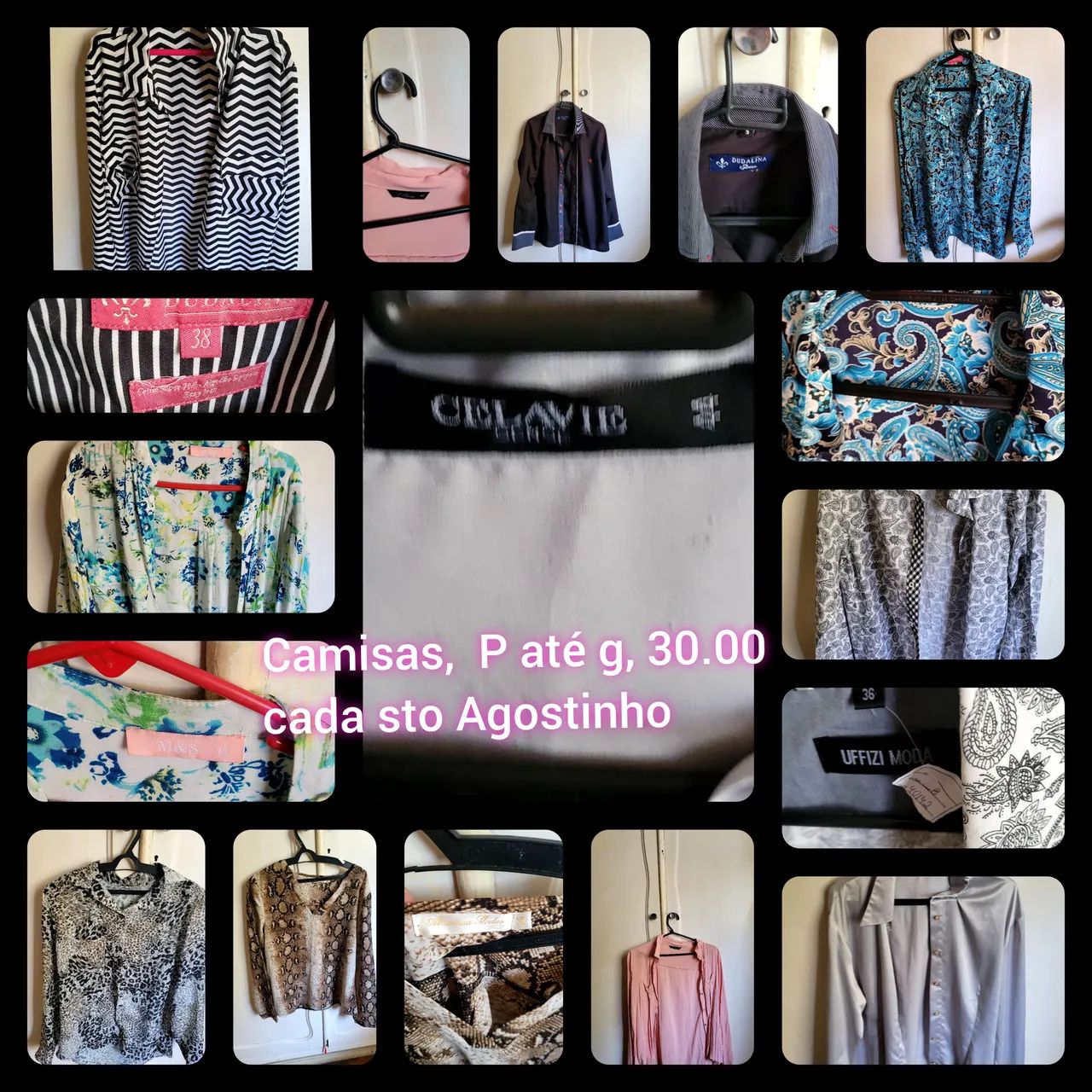 Camisas femininas dudalina, le chegou,  e outras