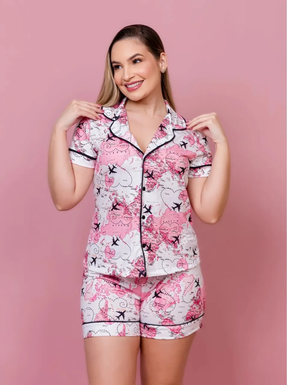 Conjunto de Pijama Feminino