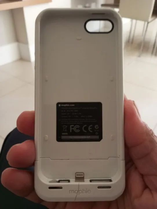 Capa carregador do iPhone 5 e 5s 