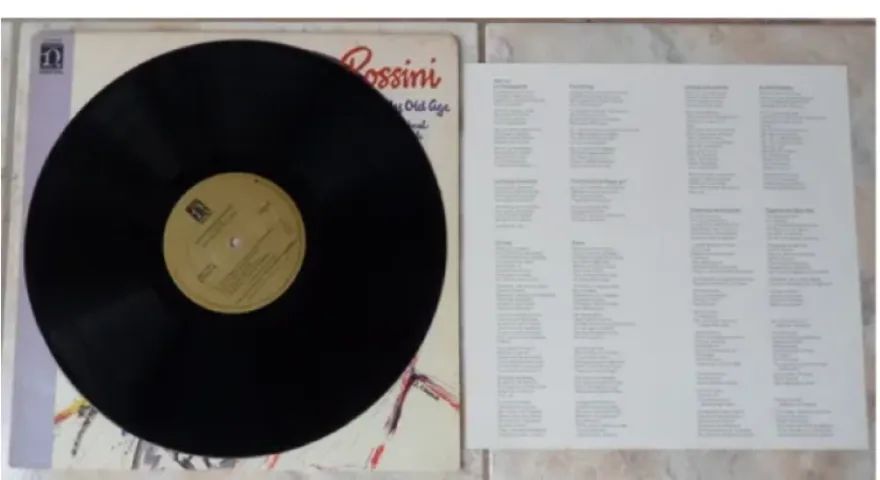 Rossini-lp 1982-sins Of My Old Age-importado - Foto 4