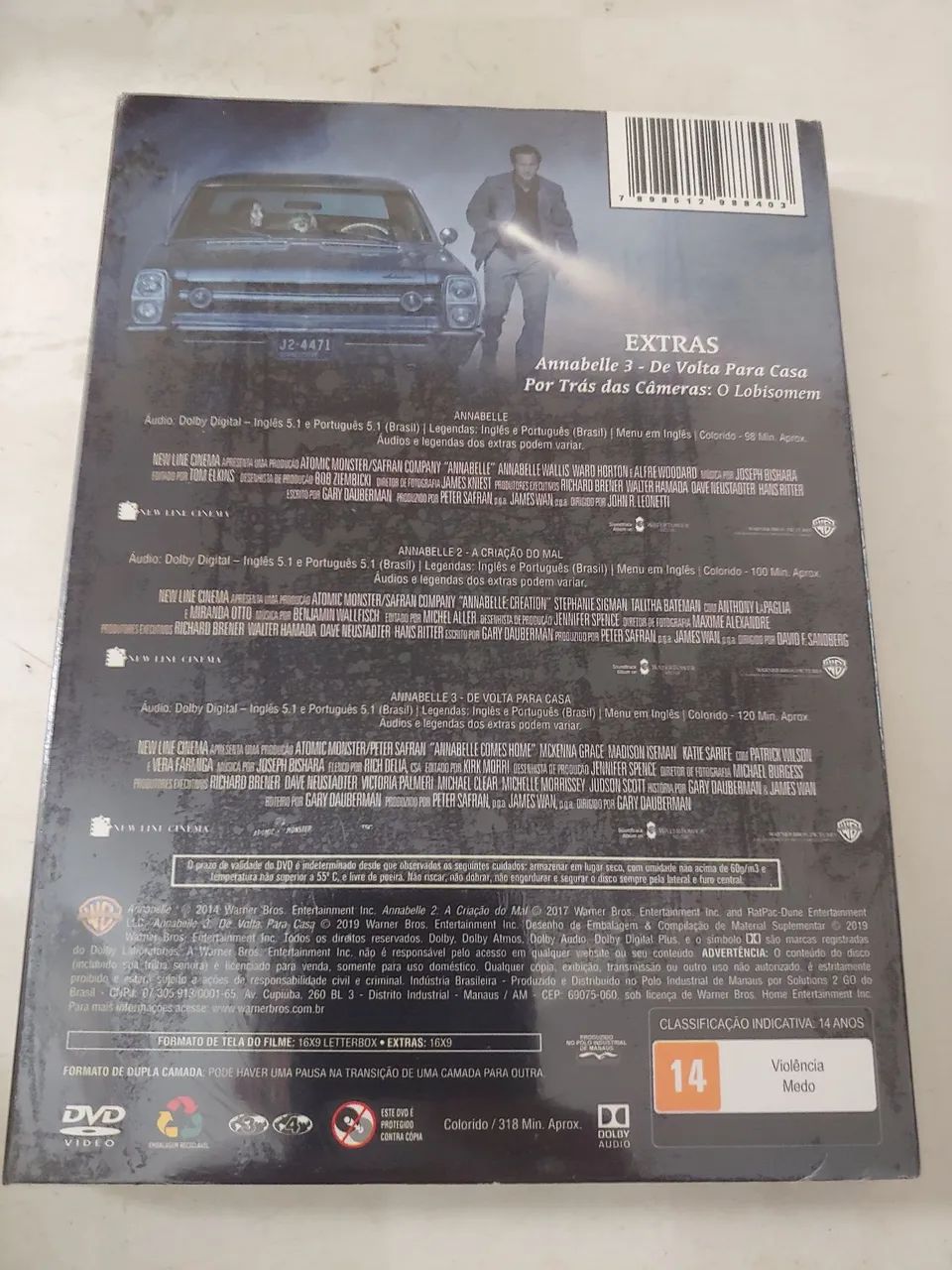 Coleção Annabelle - 3 Filmes em DVD - Foto 2