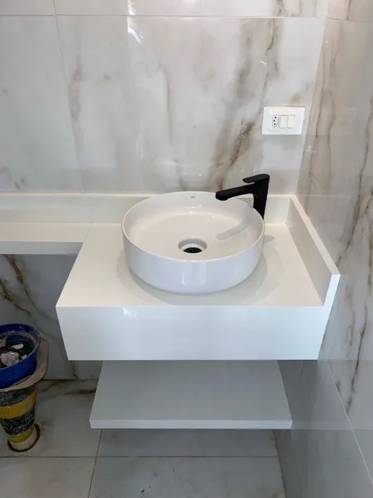 Pias de porcelanato, balcão de porcelanatos