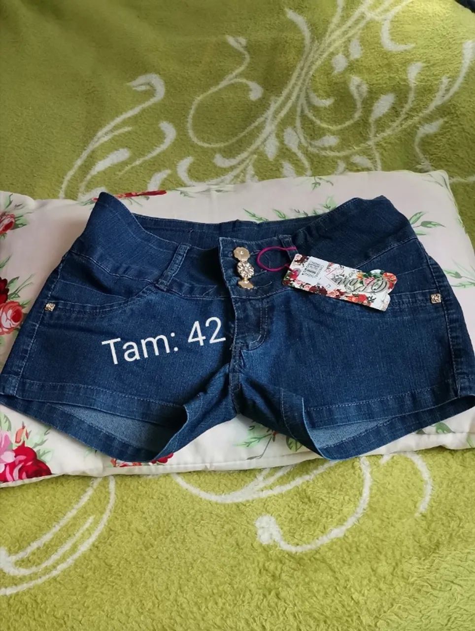 Lote Shorts Feminino c/ 5 peças Ref. 12 - Foto 4
