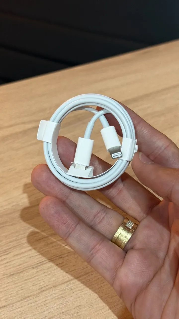 Cabo iPhone Original Apple USB C para Lightning - Novo, sem uso! Até 12x no cartão!