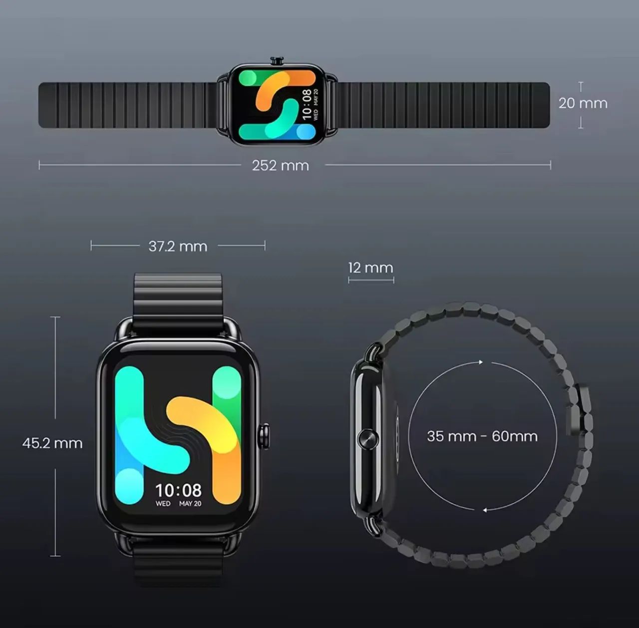 Smartwatch Haylou RS4 Plus com Tela AMOLED - Foto 4