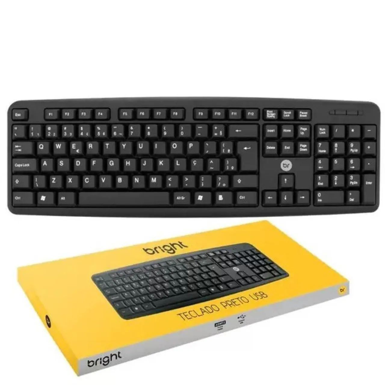TECLADO BASIC PRETO USB - BRIGHT - Foto 2