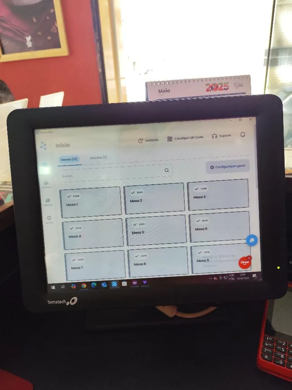 Monitor Touchscreen para Restaurante - Sistema de Gestão de Mesas - Foto 2