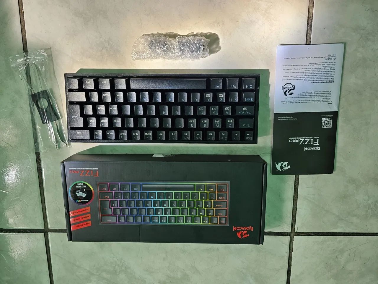 Teclado Mecânico Redragon Fizz Pro - Foto 2