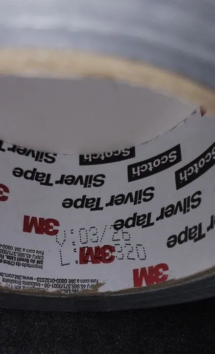 3x Silver Tape 3M - 45mm x 25M - Foto 2