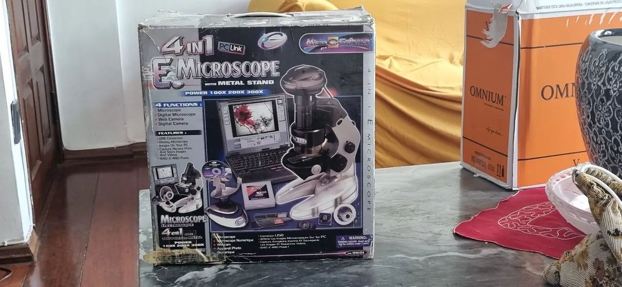 Microscópio Digital 4 em 1 com Tripé de Metal - Foto 2