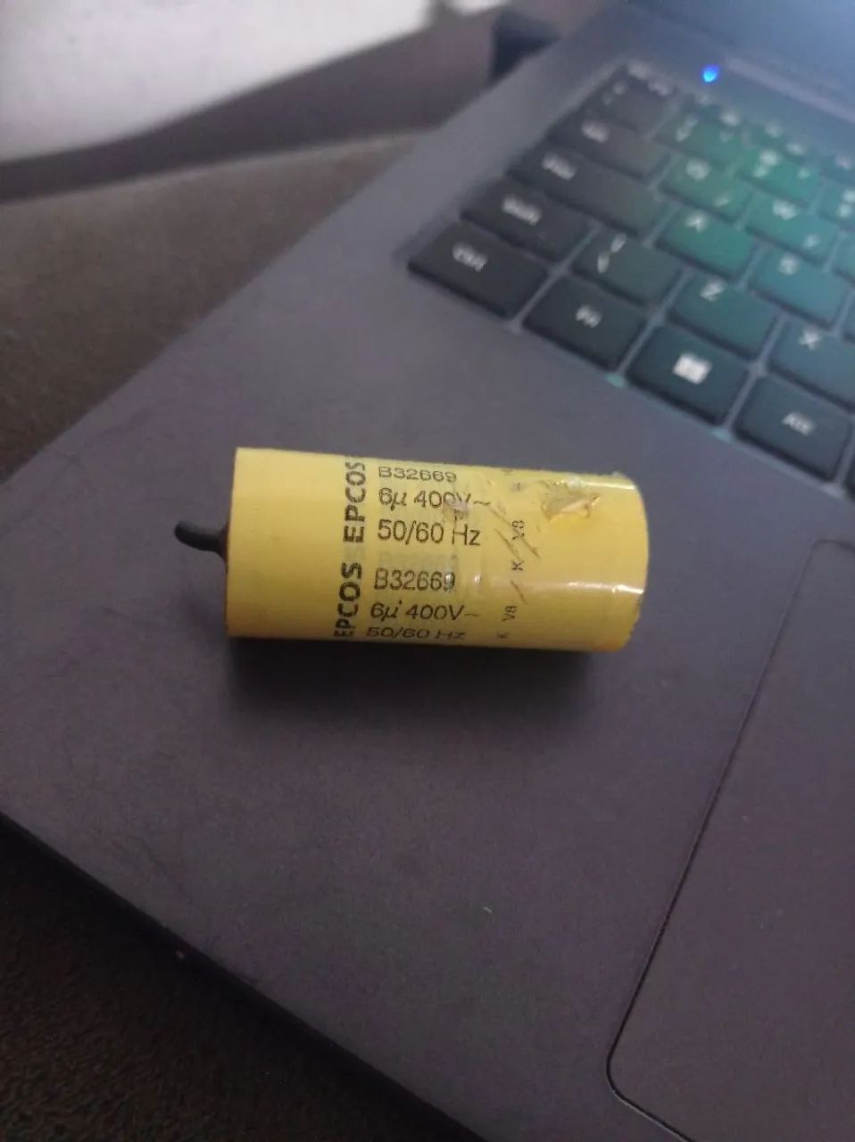 Capacitor para Ventilador 6µF 400V EPCOS