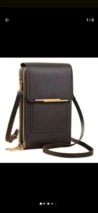 Bolsa para celular couro sintético macio - Foto 3