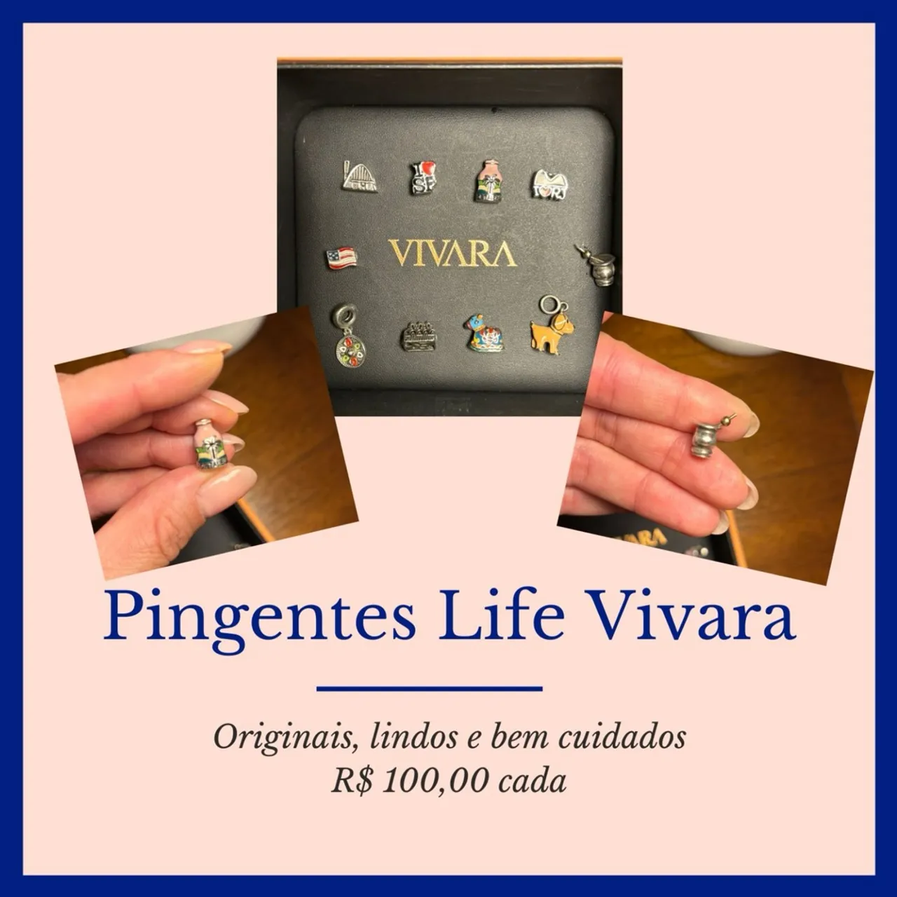 Pingentes Life Vivara Originais