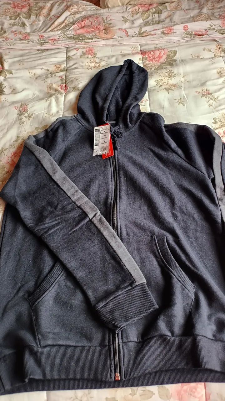 Casaco de Moletom Hering com Capuz- Novo