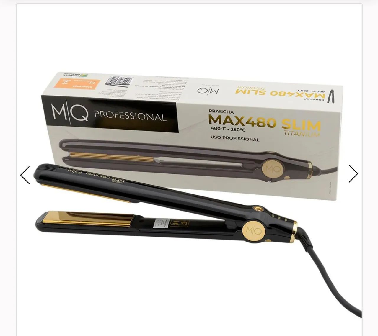 Prancha de Cabelo MQ Max480 Slim Titanium