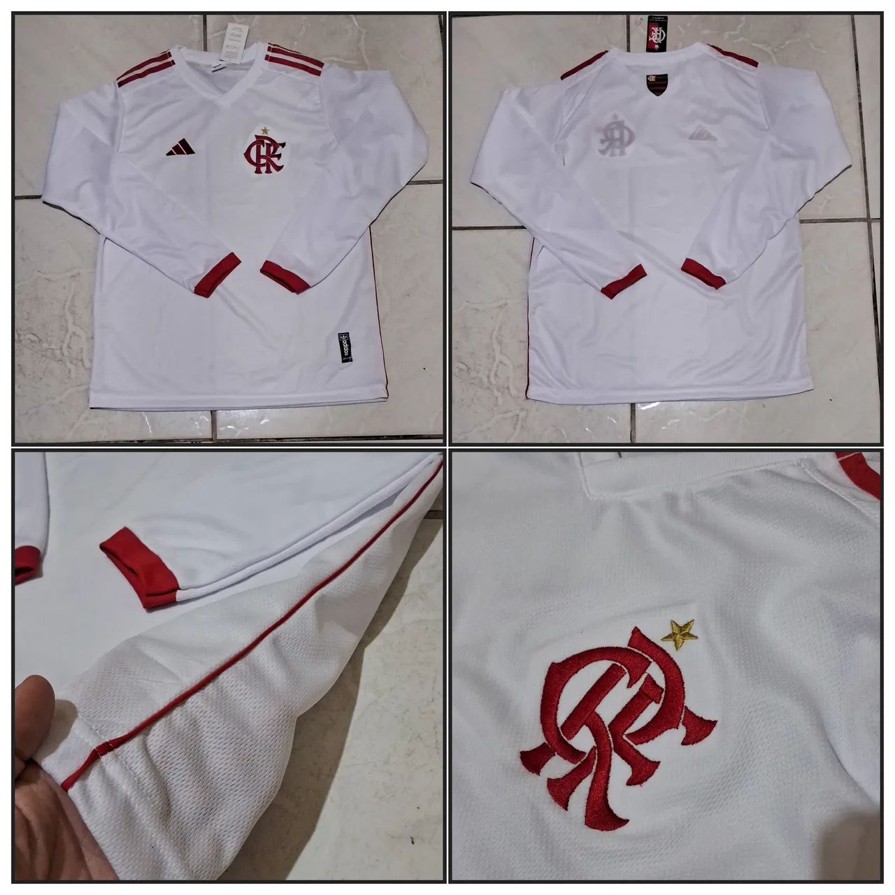 Camisas do flamengo manga longa