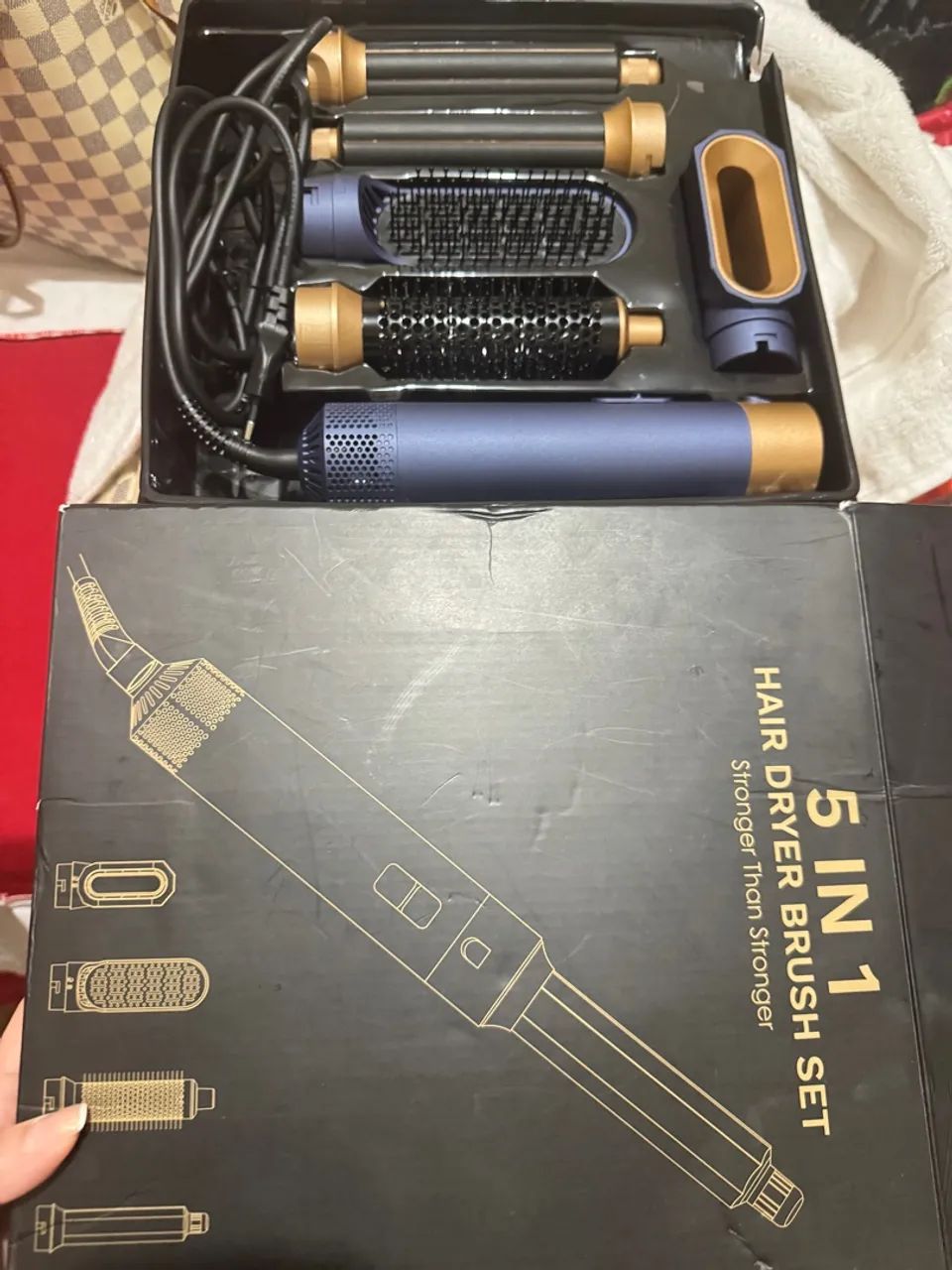 Escova modeladora 5 em 1 nova - Foto 4