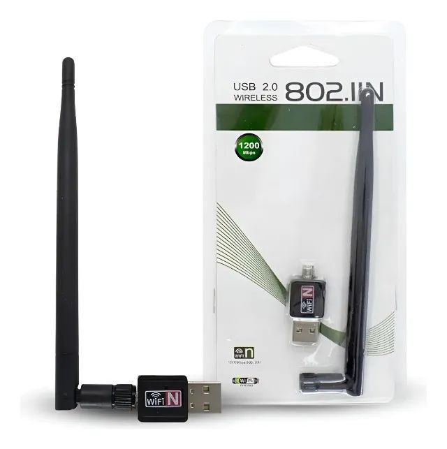 Adaptador Wifi Para PC Notebook Usb Antena Wireless