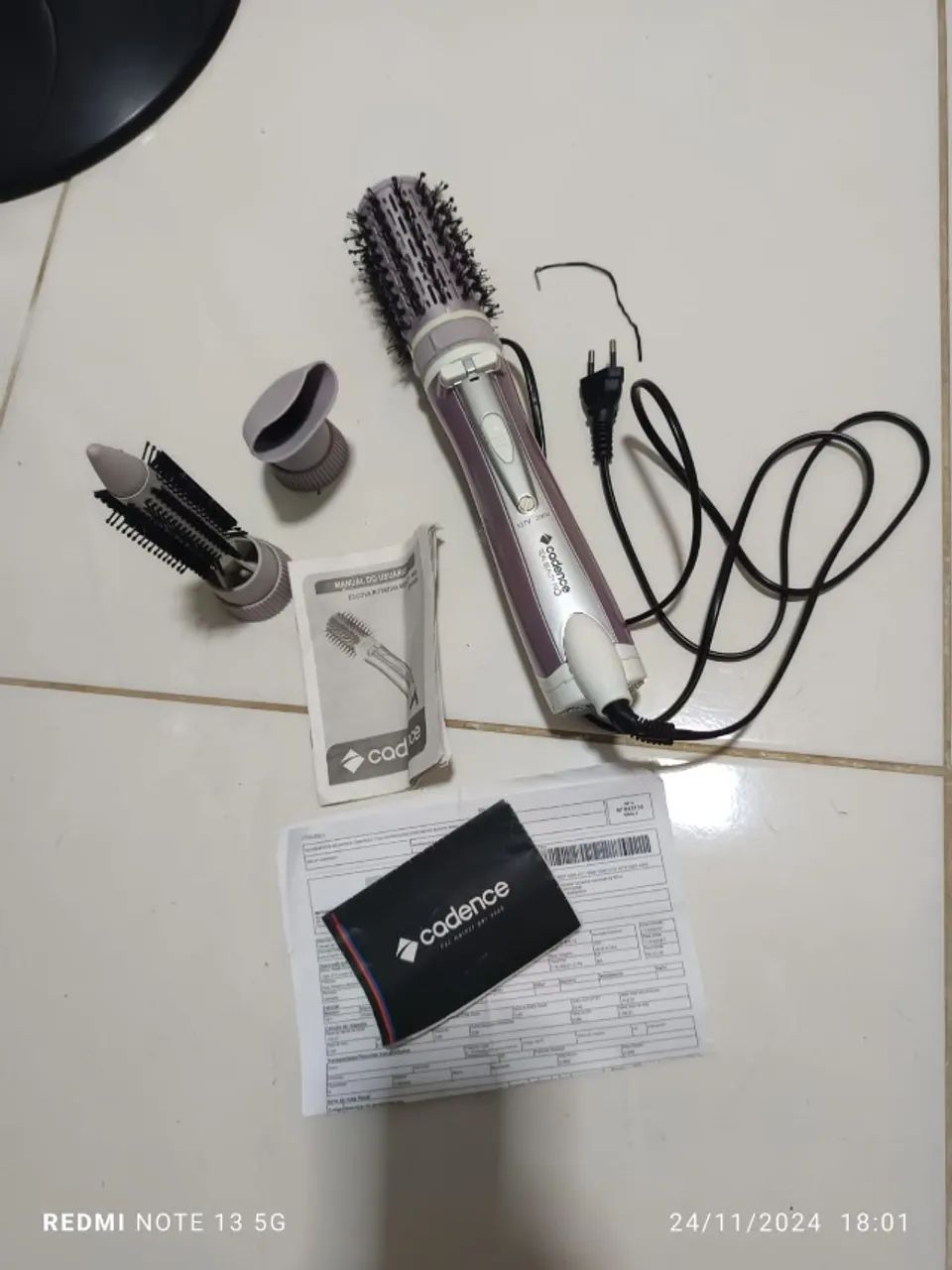 Escova Secadora Rotativa Cadence Real Beauty 4 Em 1 Bivolt - Foto 2