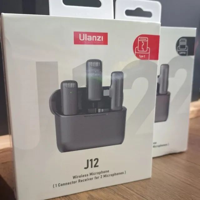 Microfone Sem Fio lapela Para iPhone iPad 2 Mics Entrada Lightning ( Novo)