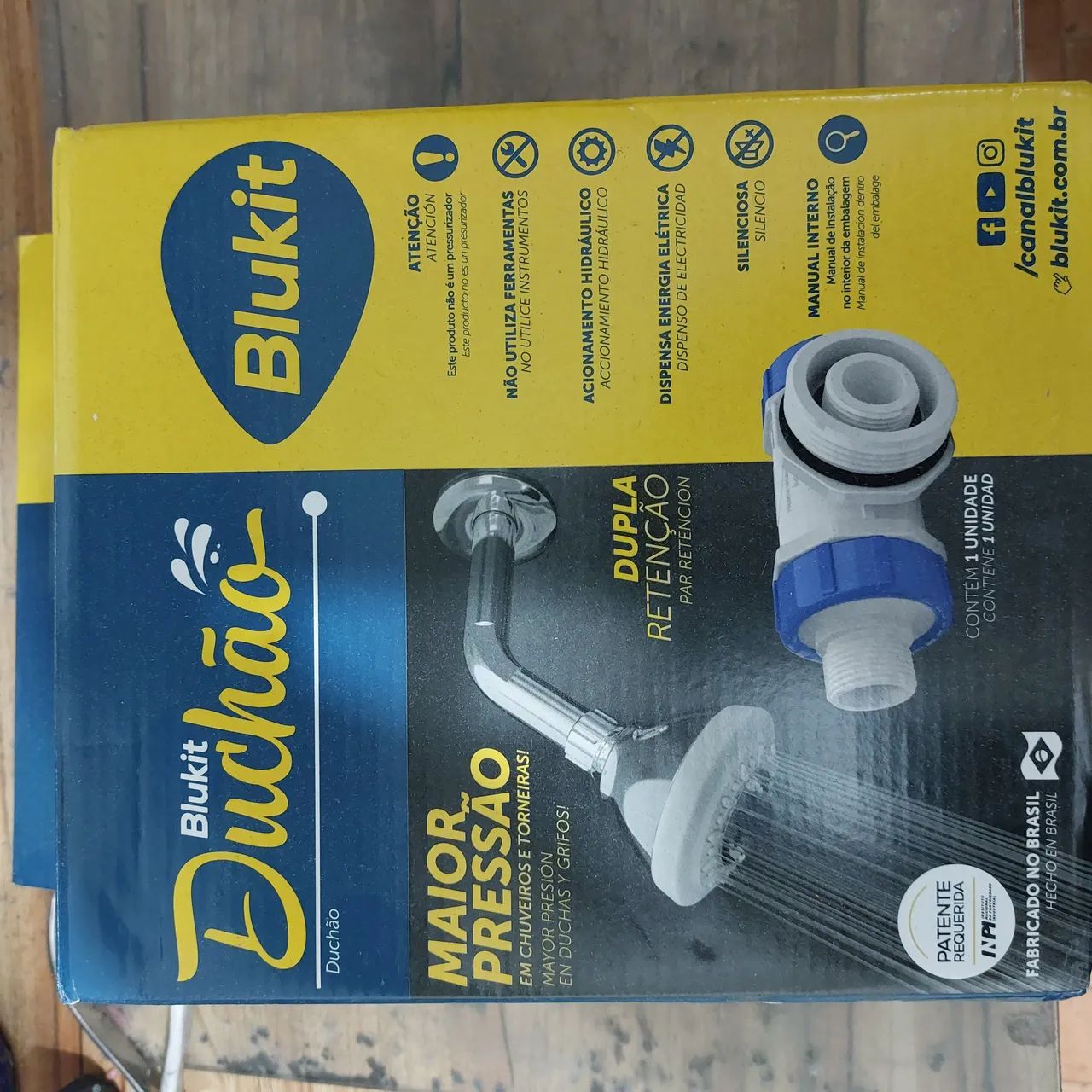 Duchão Blukit - Maior Pressão em Chuveiros e Torneiras!