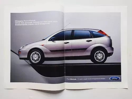 Propaganda de Revista Ford Focus Hatch 2001 Folder 4 Pgs. - Foto 2