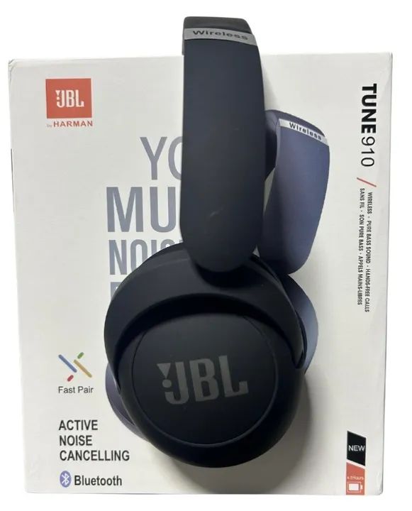 Fone de Ouvido JBL Tune 910 - Sem Fio - Novo - cabo celular brinde