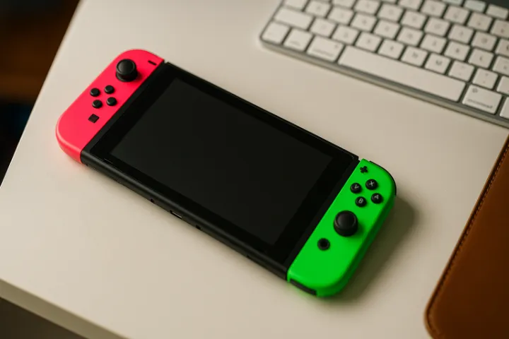 [NEGOCIÁVEL] Nintendo Switch V2 (HAC-001(-01) + Pokémon Let's Go! Pikachu + acessórios