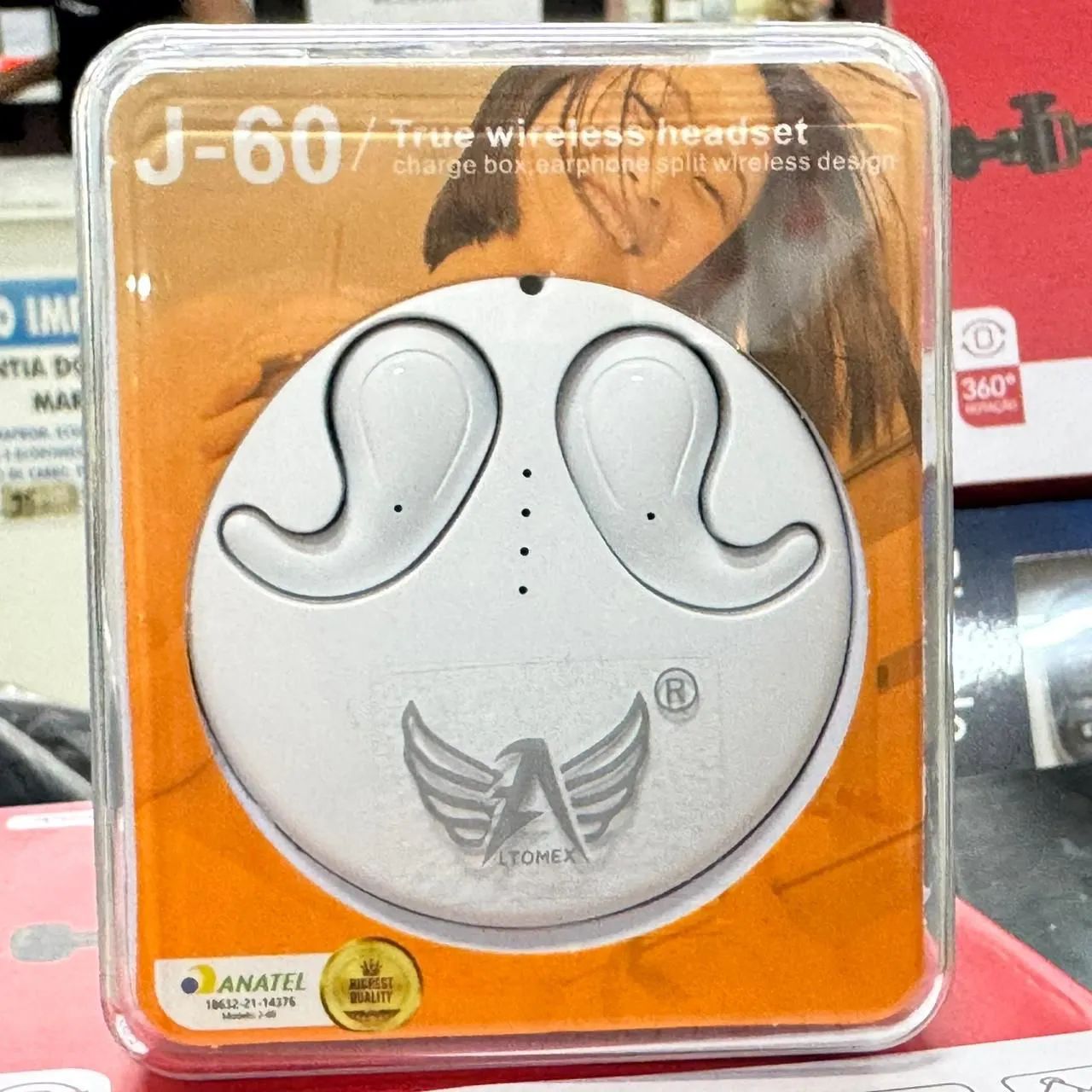 Fone de ouvido sem fio bluetooth 
