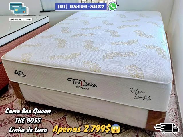 CAMA QUEEN THE BOSS LINHA DE LUXO