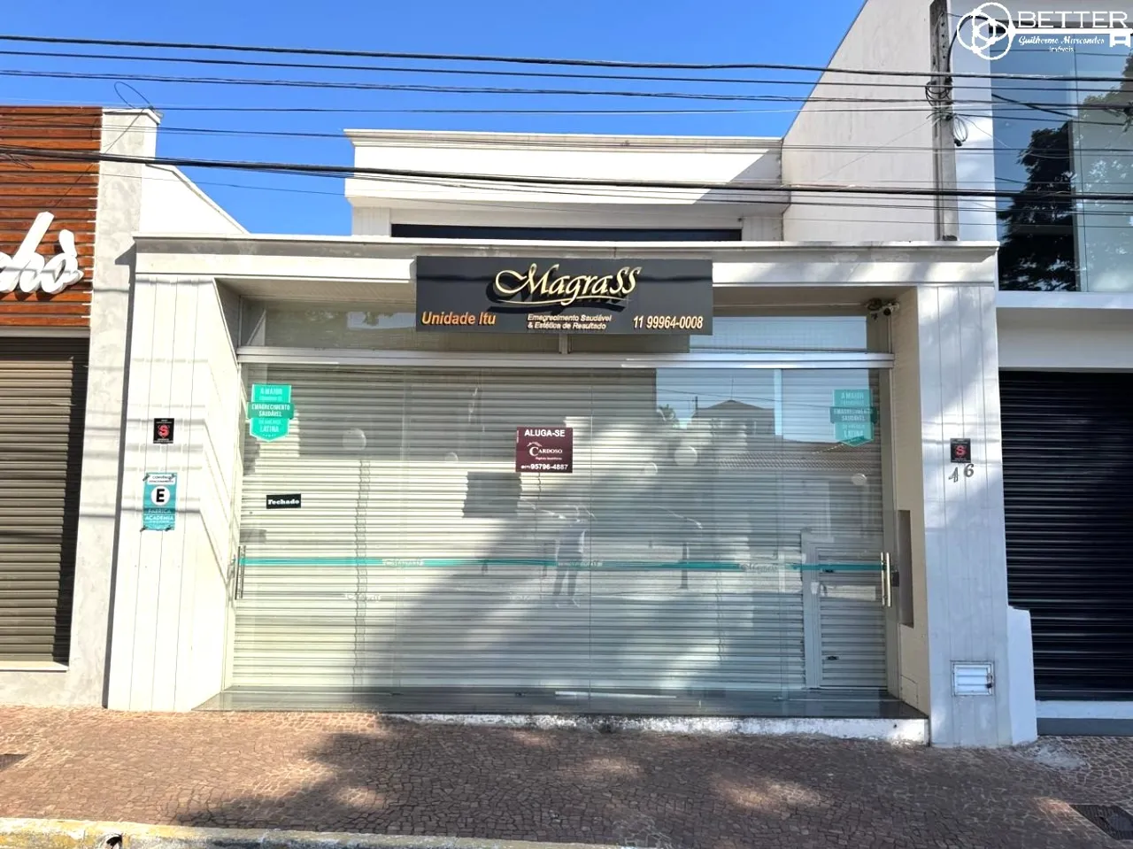 SALAS COMERCIAIS COM 320m2 LOCAÇÃO CENTRO DE ITÚ