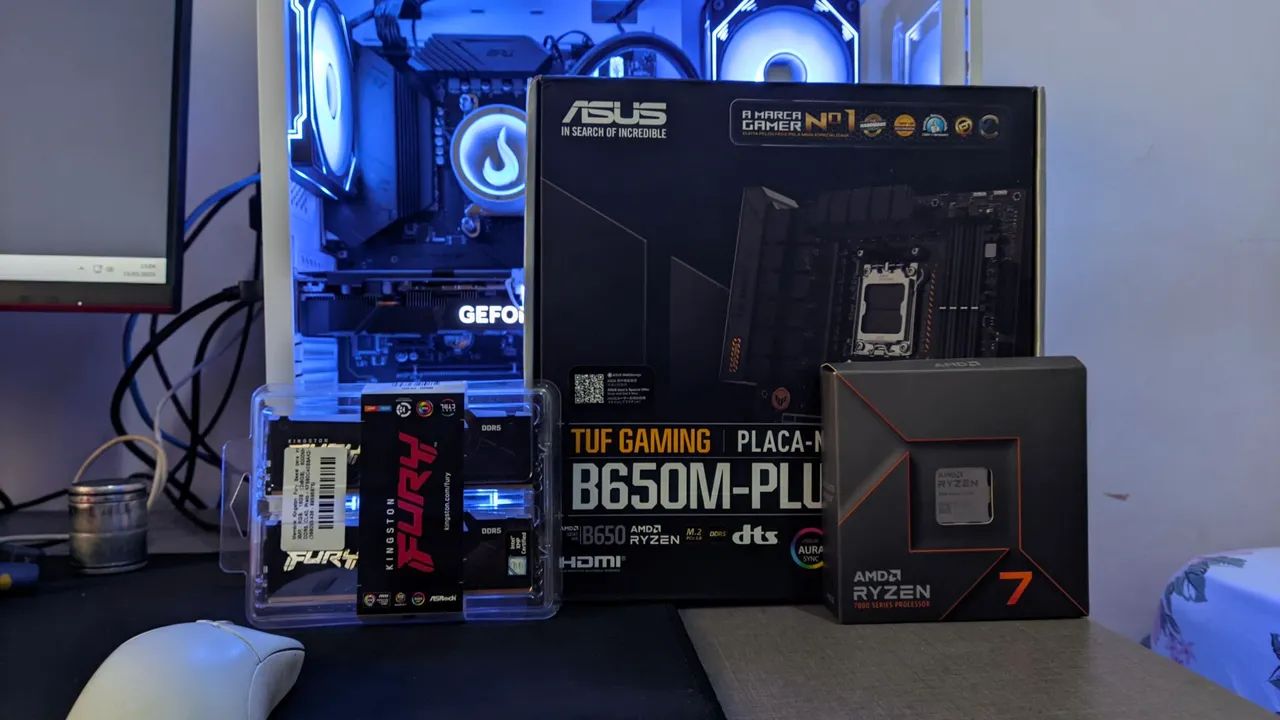 Kit upgrade Ryzen 7700x am5 DDR5 lacrado 