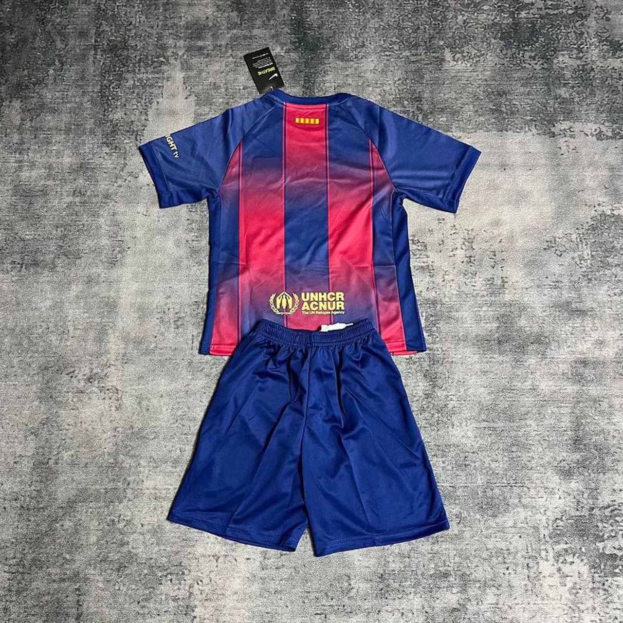 Conjunto Kit Infantil/juvenil Barcelona I 25/26 2 a 13 Anos - Foto 4