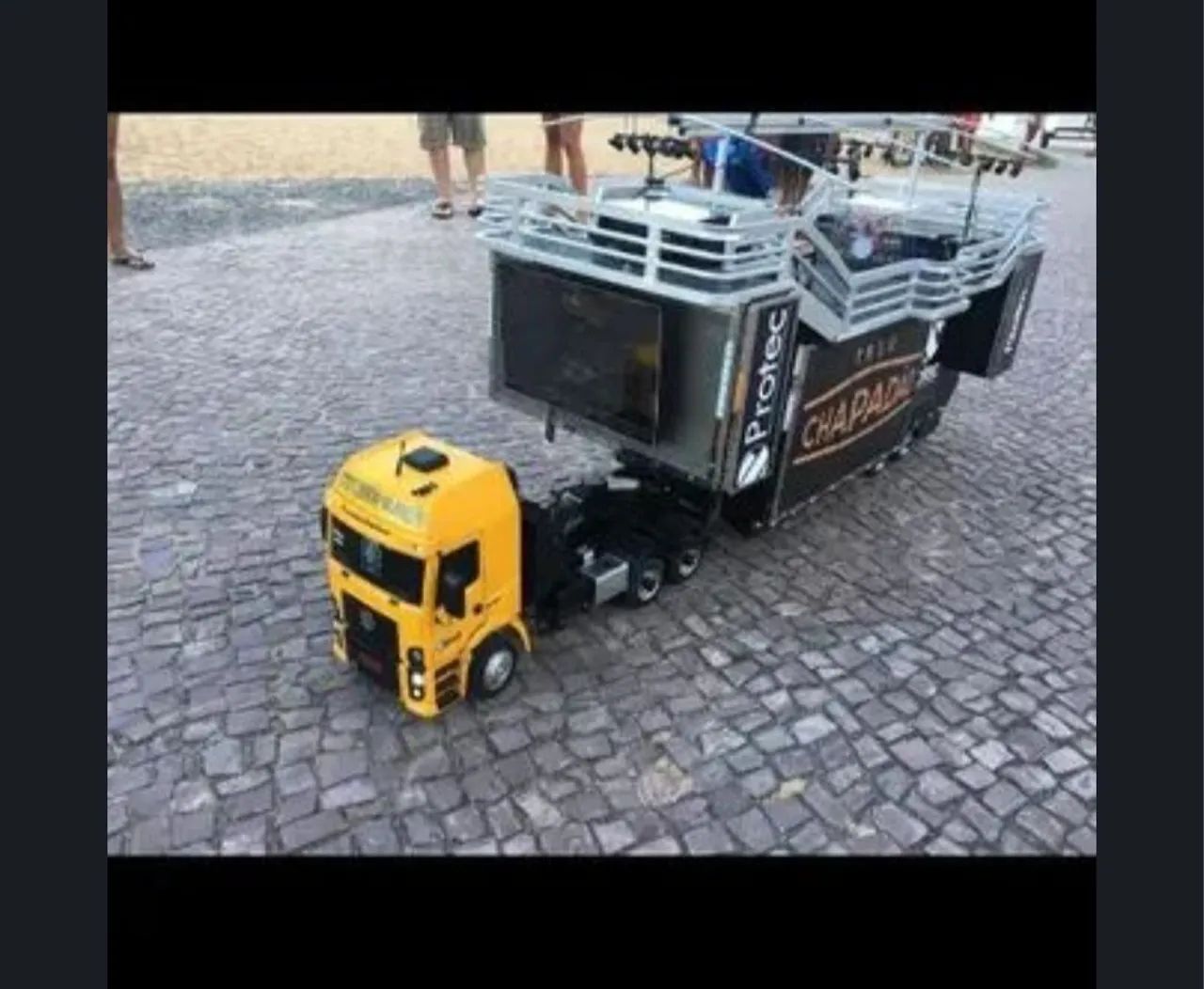 Trio elétrico do programa Luciano Huck