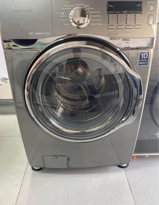Lava e seca de inox 14 kg - Samsung 