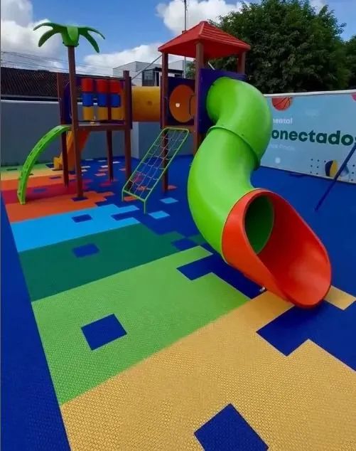 Piso para playground, academias, áreas de piscina, quadras poliesportiva, lojas de carros - Foto 5