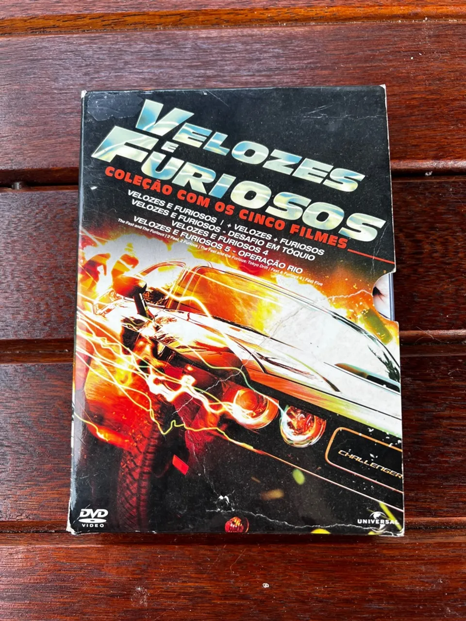 Box DVD - Velozes e Furiosos - 5 Primeiros Filmes
