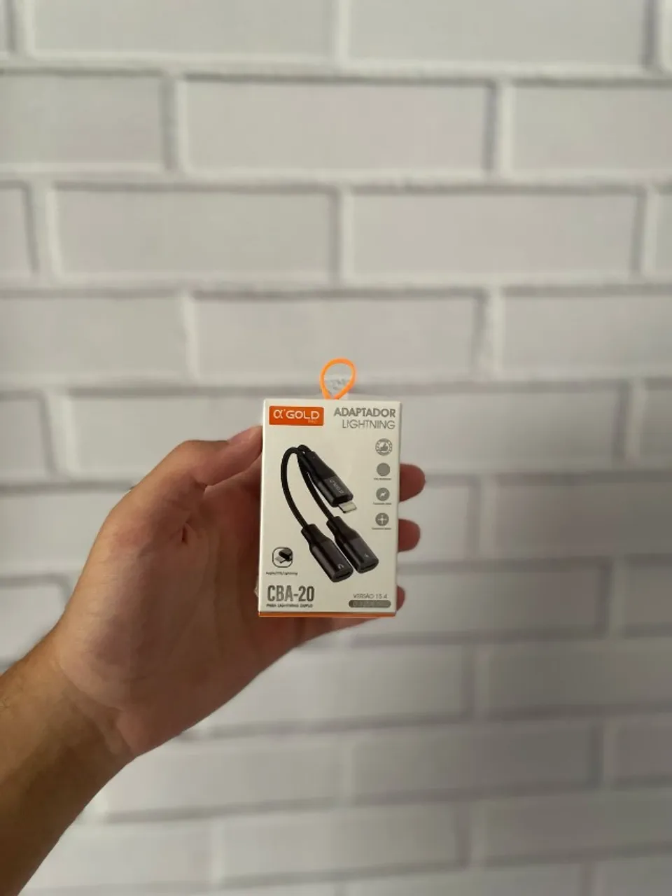 Cabo Adaptador para Fone e Carregador iPhone Lightning AGold (Fazemos entregas!)