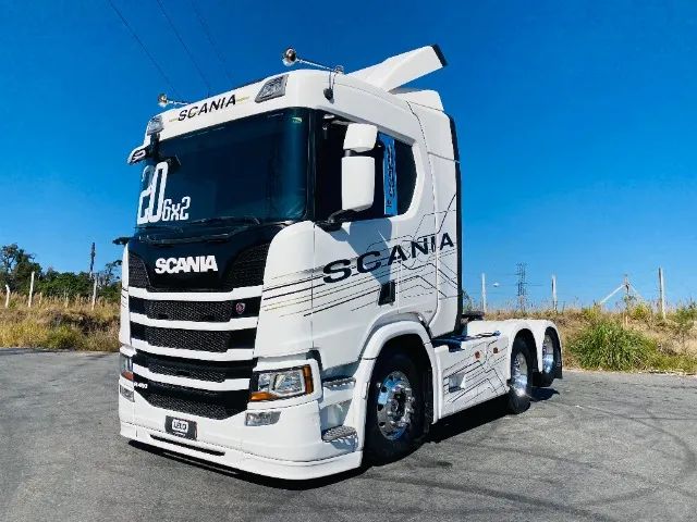Scania R450 6x2 Highline Ano 20 Euro 5 Farol de teto,  Rodas de alumínio ar condicionado  - Foto 7